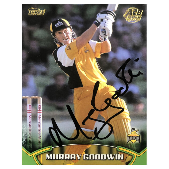 Signed Murray Goodwin Trading Card - Australia Cricket Topps