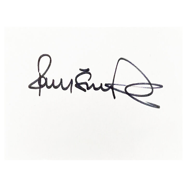 Signed Paul Simpson White Card – Manchester City Autograph