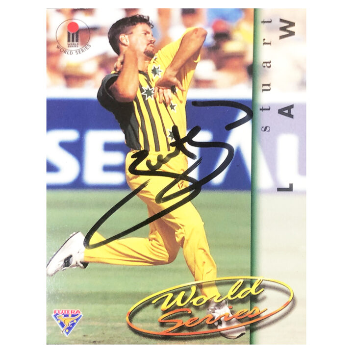 Signed Stuart Law Trading Card - World Series Autograph