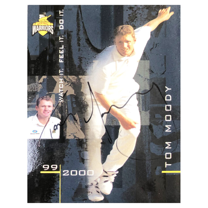 Tom Moody Signed Trading Card - Western Warriors Autograph