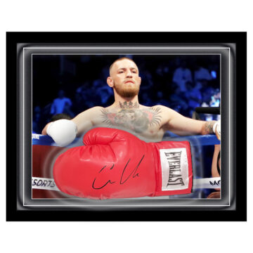 Signed Conor McGregor Framed Glove - The Money Fight