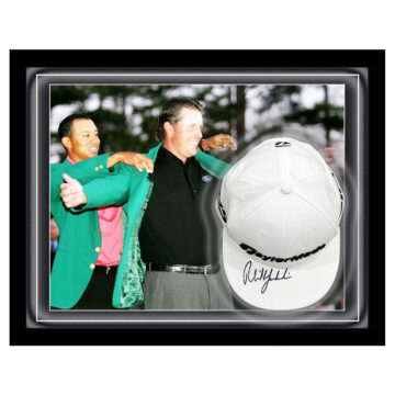 Signed Phil Mickelson Hat Framed Dome - The Masters Champion 2004, 2006 & 2010