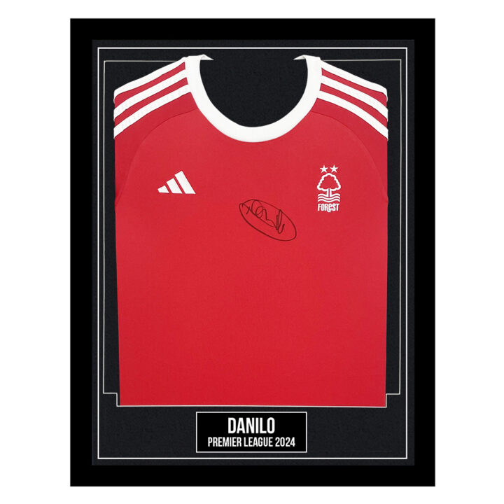 Danilo Signed Framed Shirt – Premier League 2024