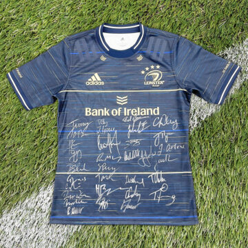 Signed Leinster Rugby Shirt - Champions Cup Squad