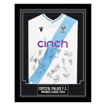 Crystal Palace F.C. Signed Away Framed Shirt - Premier League 2024