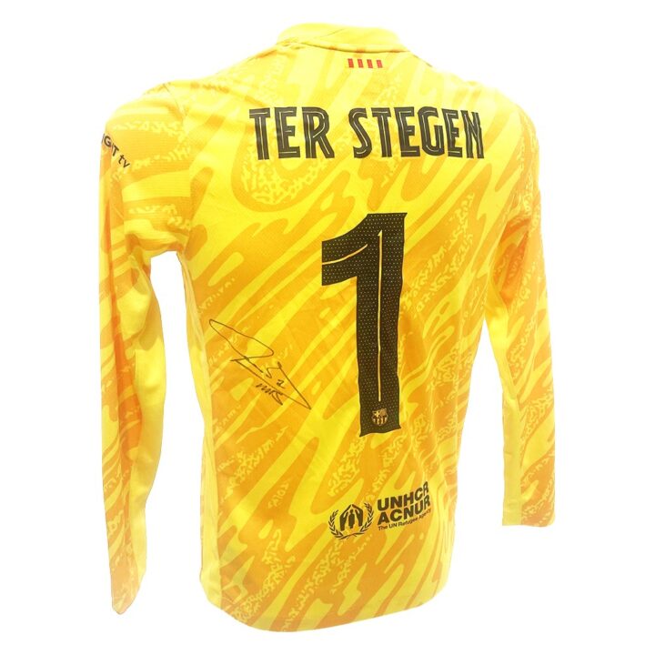 Signed Marc-Andre ter Stegen Shirt - La Liga 2025