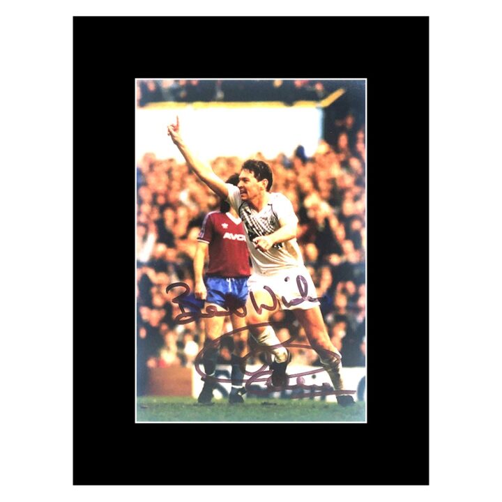 Clive Allen Signed Photo Display 8x6 - Tottenham Hotspur Icon