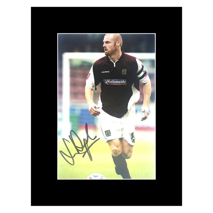 Signed Sean Dyche Photo Display 8x6 - Northampton Town FC Icon