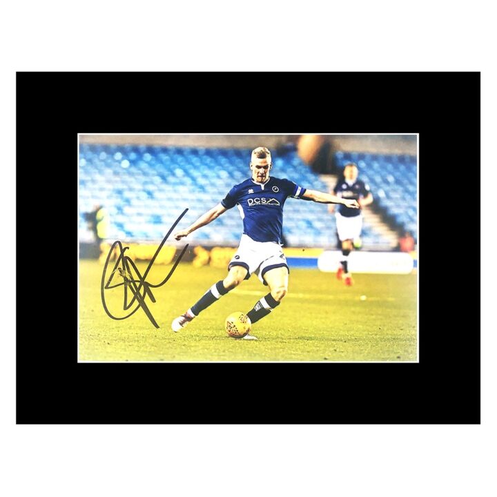 Signed Steve Morison Photo Display 8x6 - Millwall FC Icon