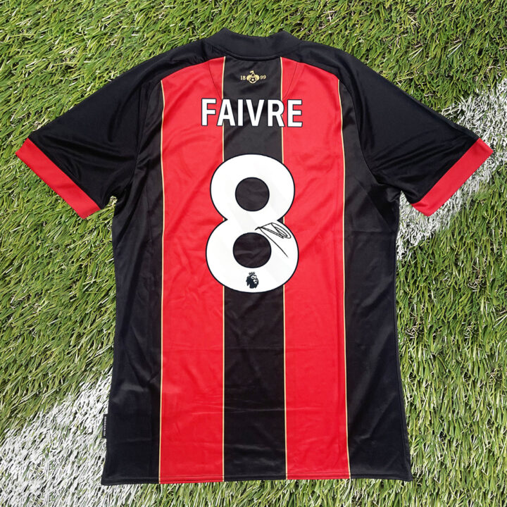 Signed Romain Faivre Shirt - AFC Bournemouth Icon