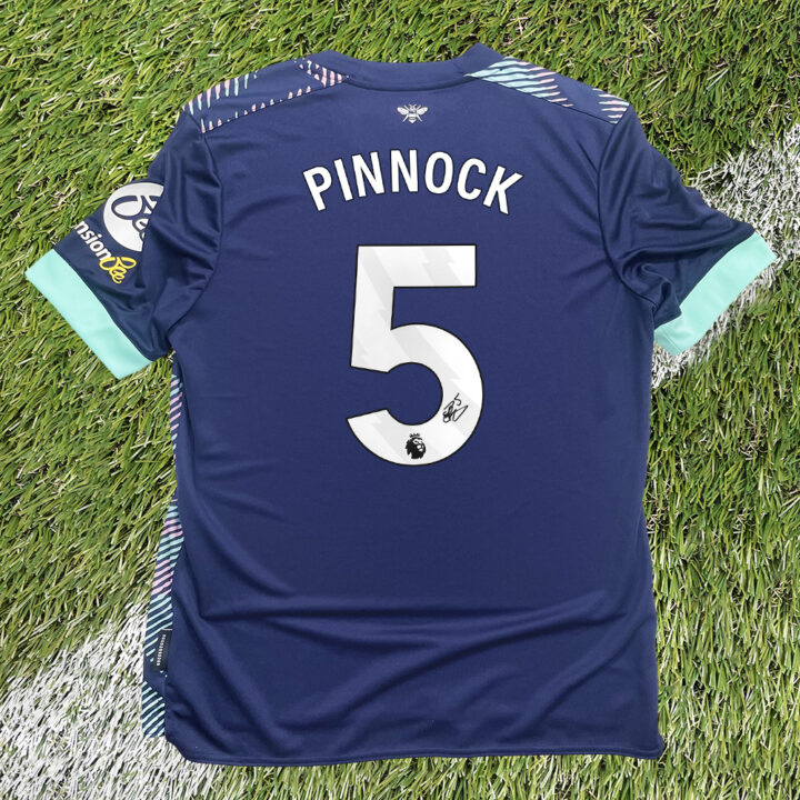 Signed Ethan Pinnock Away Shirt - Brentford FC Icon