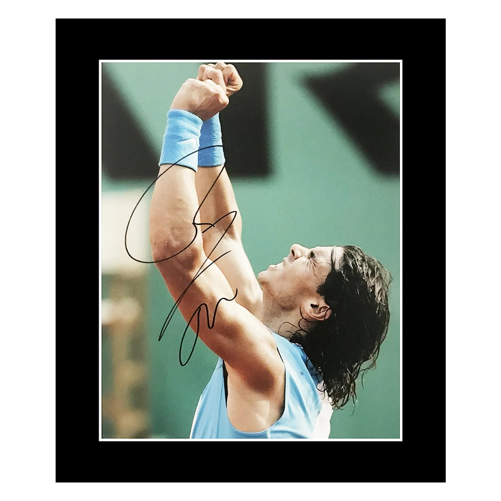 Rafael Nadal Signed Photo Display Tennis Icon Autograph