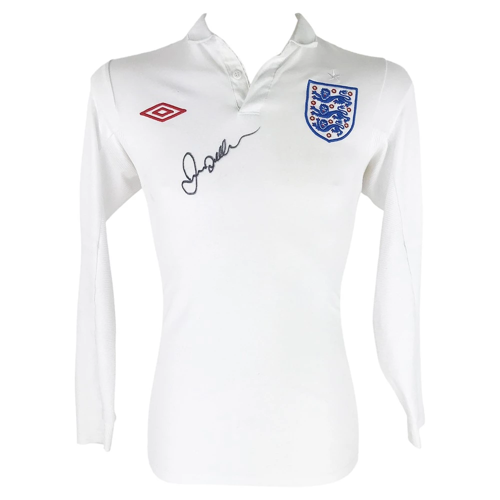 Signed David Beckham Shirt - England Football Captain Rare Autograph