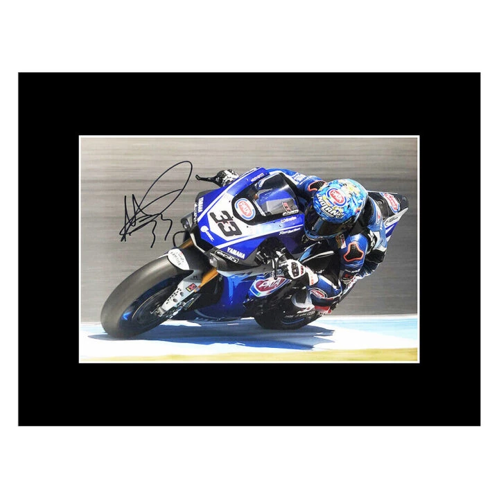 Marco Melandri Signed Photo Display - MotoGP Team Yamaha Autograph