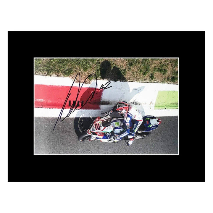 Leon Camier Signed Photo Display - MotoGp Suzuki Autograph