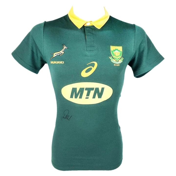 Signed Damian De Allende Shirt - Springboks Autograph