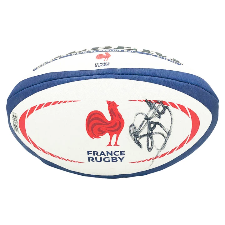 Signed Baptiste Serin Ball - France Rugby Icon