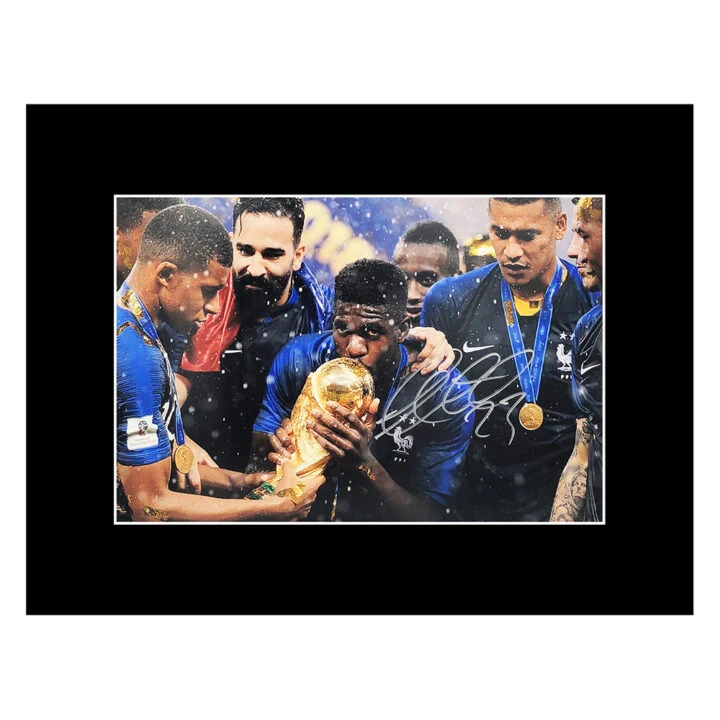 Signed Samuel Umtiti Photo Display - World Cup 2018 Winner