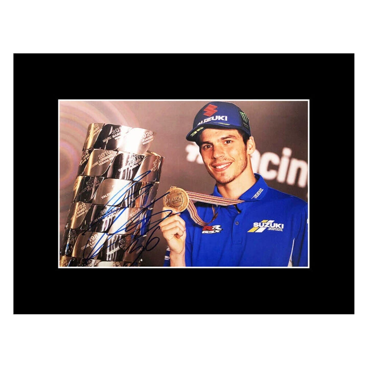 Signed Joan Mir Photo Display - MOTO GP Icon