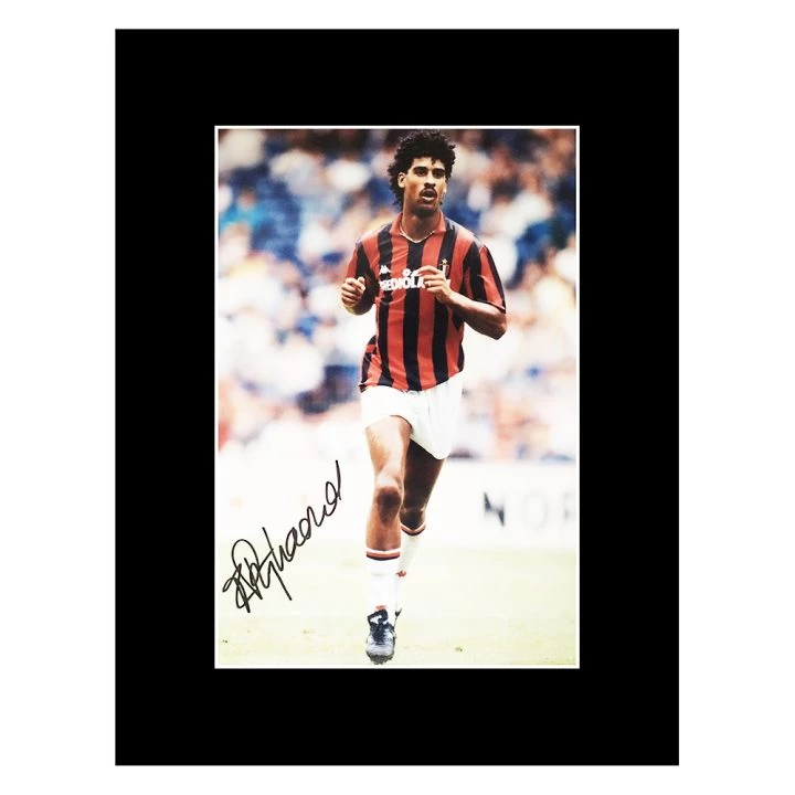 Signed Frank Rijkaard Photo Display - 16x12 AC Milan Autograph