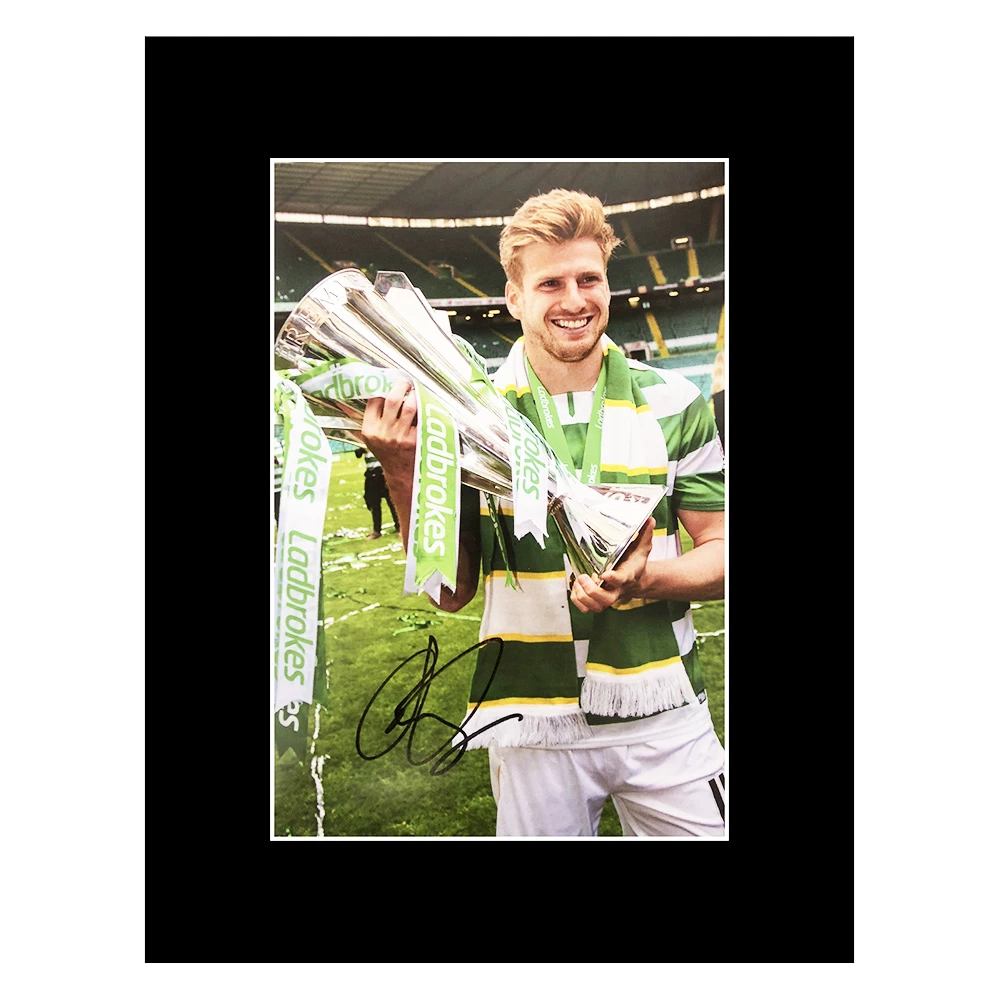 Signed Stuart Armstrong Photo Display - 16x12 Scottish Premiership Winner 2017