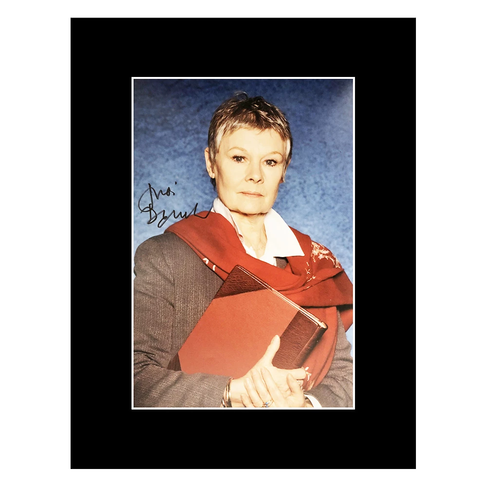 Signed Dame Judi Dench Photo Display - 16x12 Actor Icon
