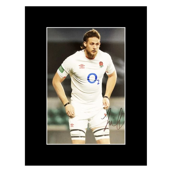 Signed Jonny Hill Photo Display - 16x12 England Rugby Icon