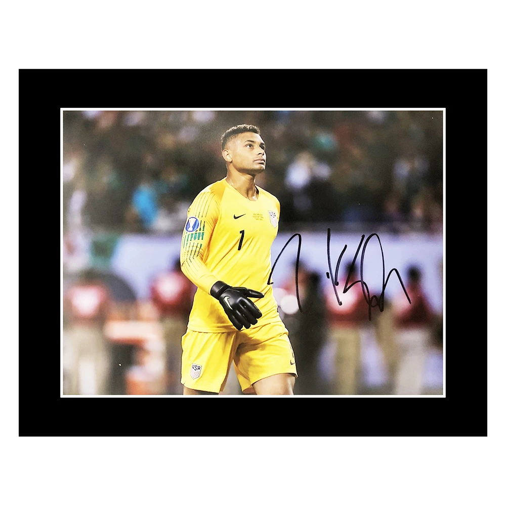 Signed Zack Steffen Photo Display - 12x10 World Cup 2022 USA