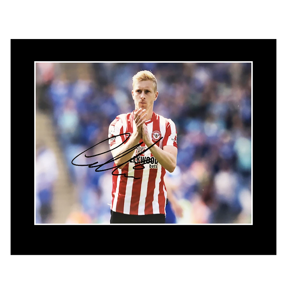 Signed Ben Mee Photo Display - 12x10 Brentford FC Icon Autograph