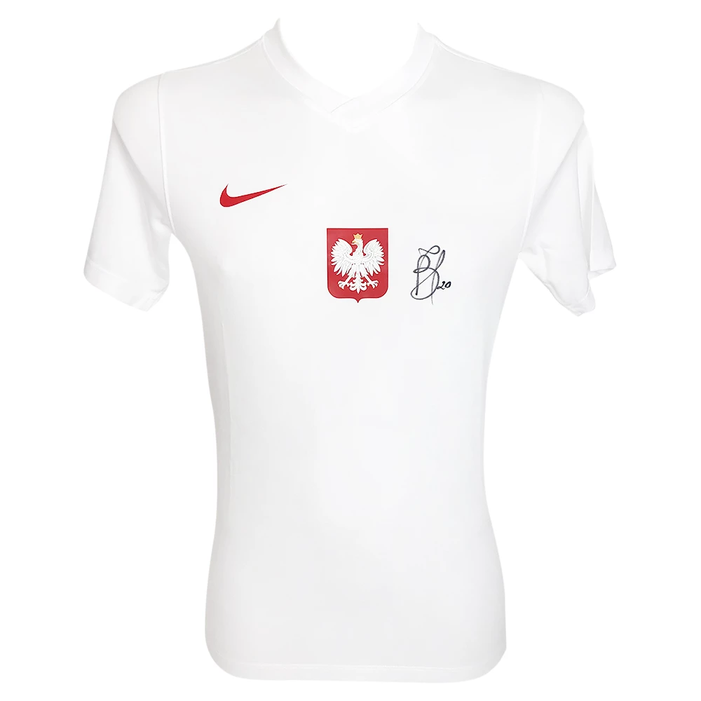 Signed Jan Bednarek Shirt - Poland World Cup 2022