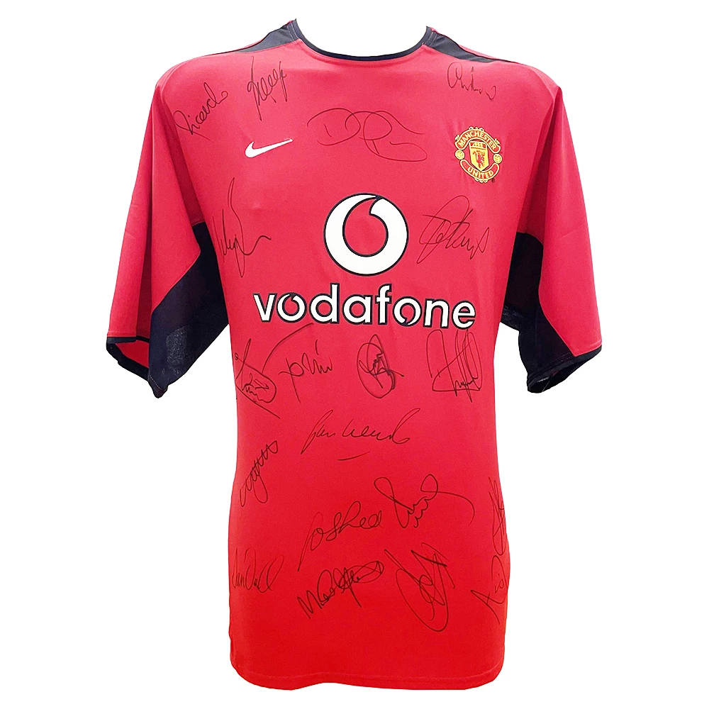 Signed Manchester United Shirt - Premiership Champions 02/03
