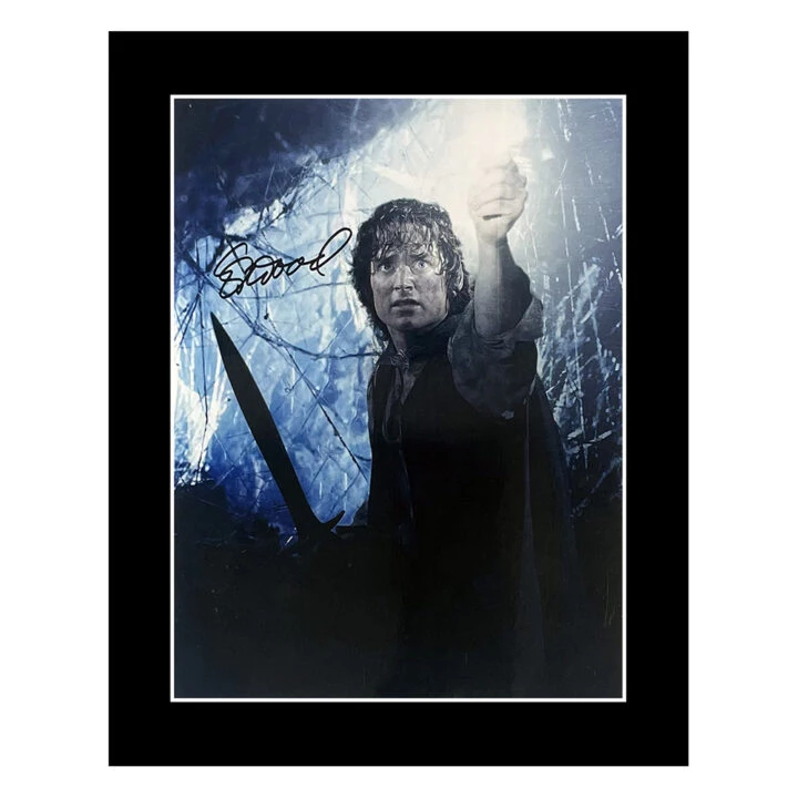 Signed Elijah Wood Photo Display - 12x10 Lord of the Rings Icon