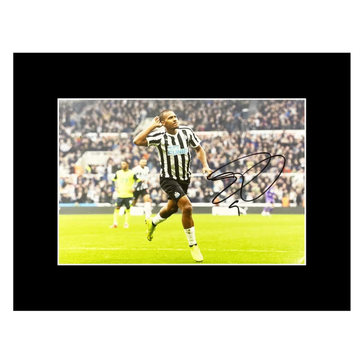 Signed Solomon Rondon Photo Display - 16x12 Newcastle United Icon