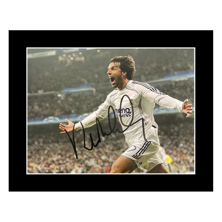 Signed Ruud Van Nistelrooy Photo Display - 12x10 Real Madrid Icon