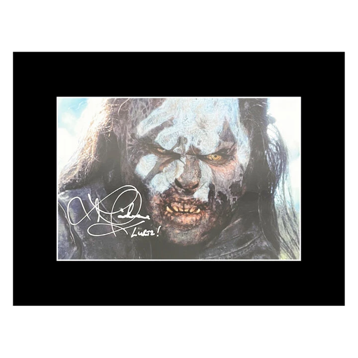 Signed Lawrence Makoare Photo Display - 16x12 Lord of the Rings Icon