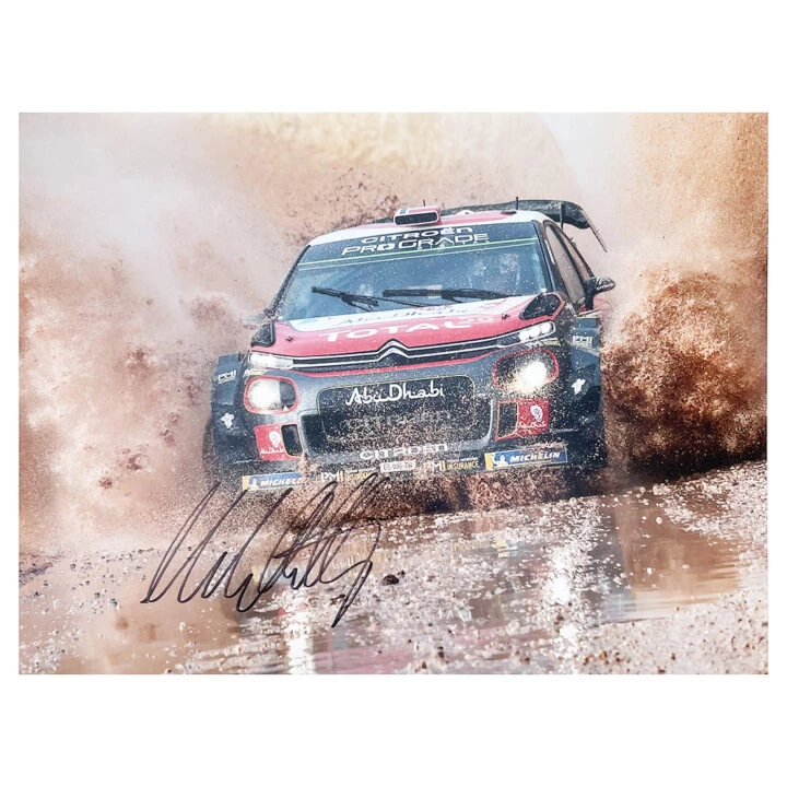 Signed Mads Ostberg Poster Photo - Rally Car Racing Icon Autograph