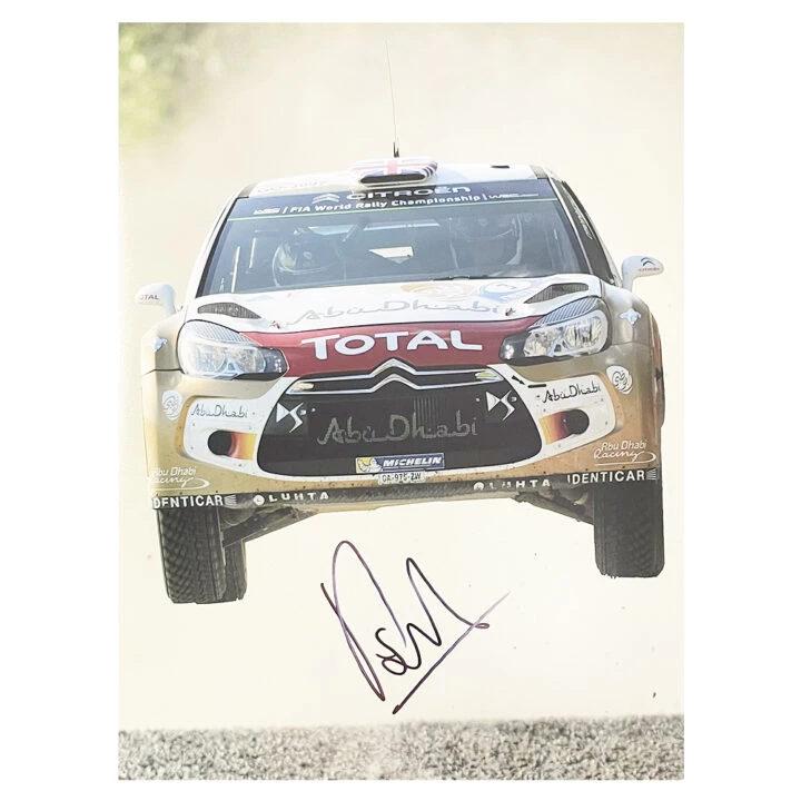 Signed Kris Meeke Poster Photo - Rally Car Racing Icon Autograph
