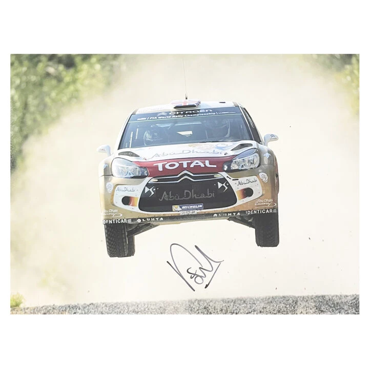 Signed Kris Meeke Poster Photo - Rally Car Racing Autograph