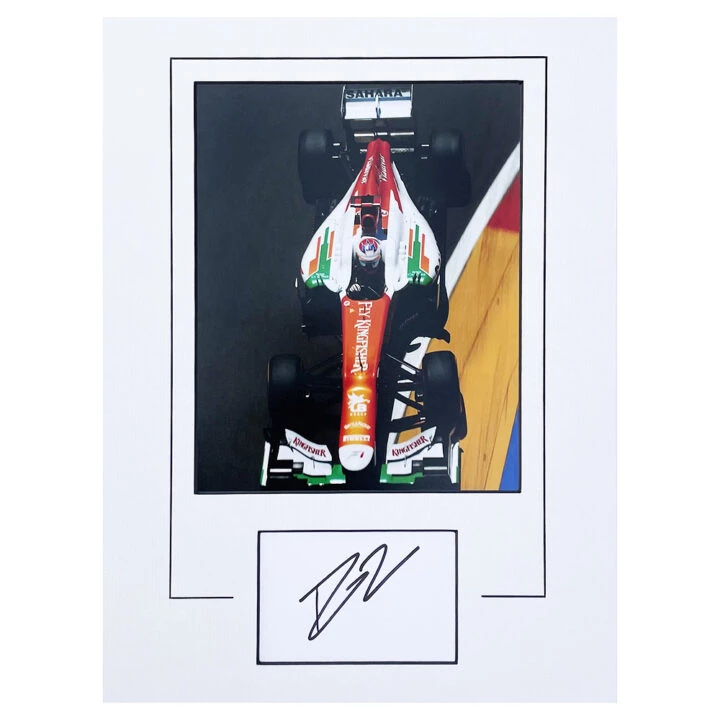 Signed Paul Di Resta Photo Display - 16x12 Formula 1 Icon Autograph