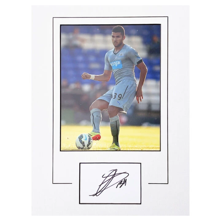 Signed Mehadi Abeid Photo Display - 16x12 Newcastle United Icon