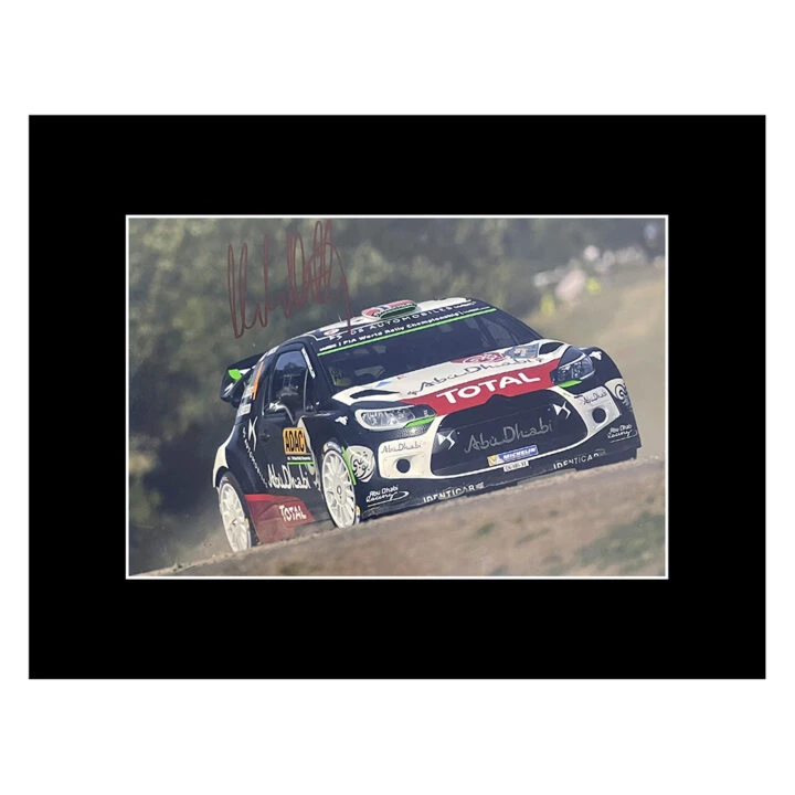 Signed Mads Ostberg Photo Display - 16x12 WRC Icon