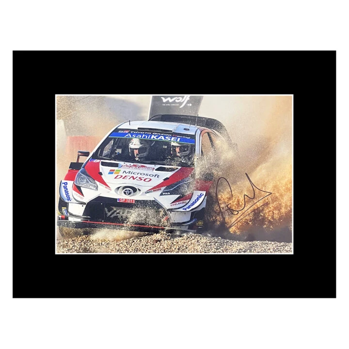 Signed Kris Meeke Photo Display - 16x12 WRC Autograph
