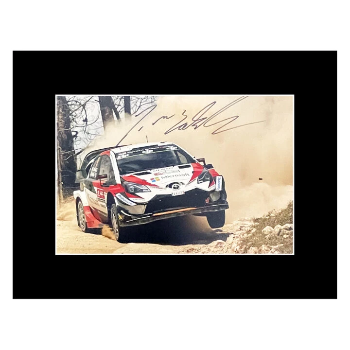 Signed Jari-Matti Latvala Photo Display - 16x12 WRC Icon Autograph