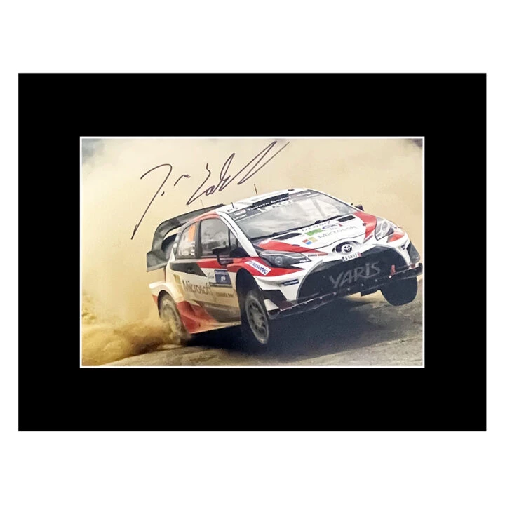 Signed Jari-Matti Latvala Photo Display - 16x12 Rally Car Icon