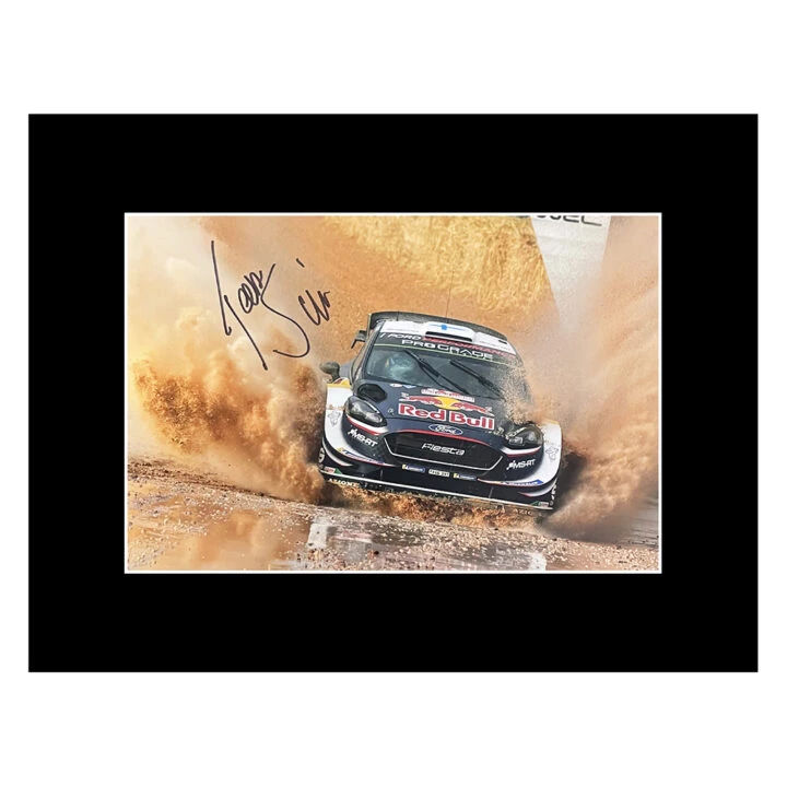Signed Teemu Suninen Photo Display - 16x12 Rally Car Racing Autograph