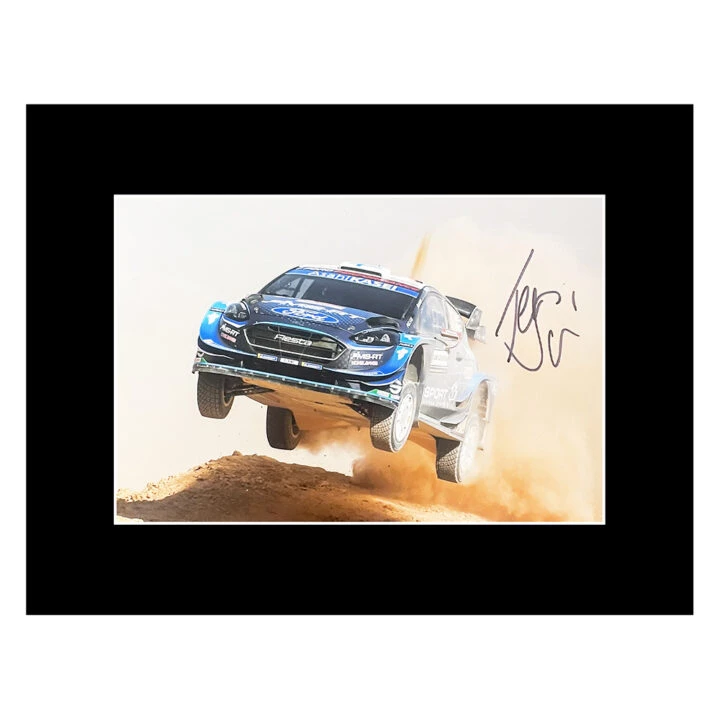 Signed Teemu Suninen Photo Display - 16x12 Rally Car Racing Icon