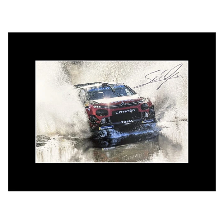 Signed Sebastien Ogier Photo Display - 16x12 WRC Icon
