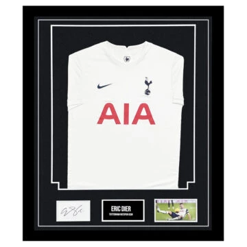 Signed Eric Dier Display - Tottenham Hotspur Icon Autograph