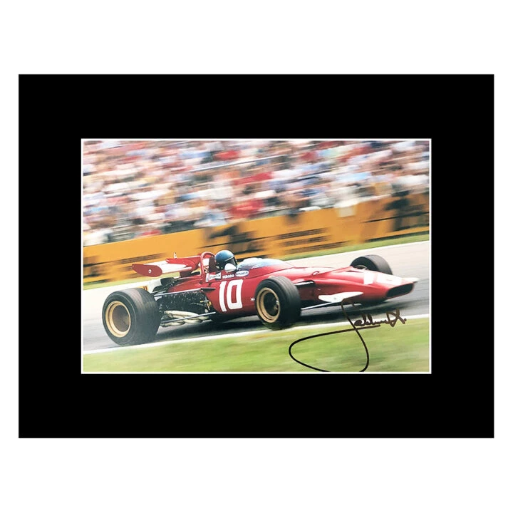 Signed Jacky Ickx Photo Display - 16x12 F1 Autograph