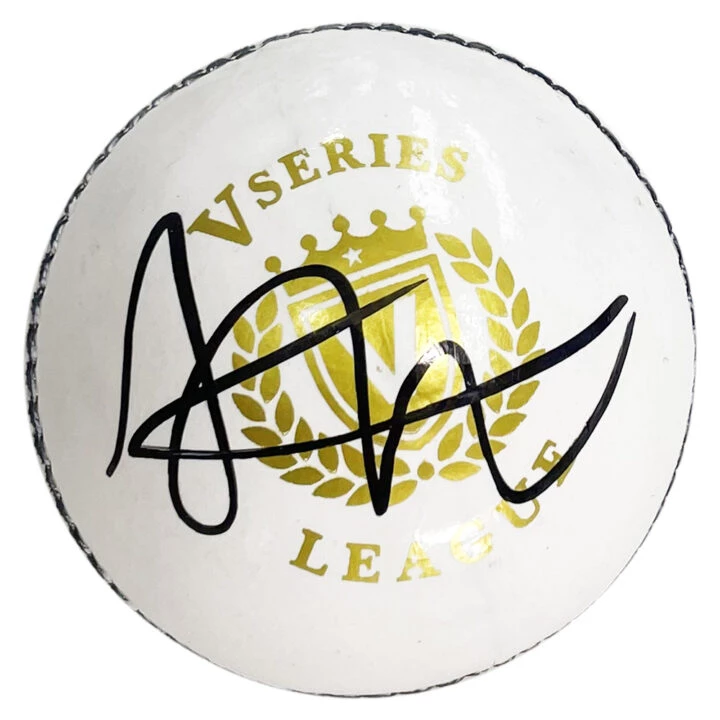 Signed Josh Tongue Cricket Ball - England Icon Autograph